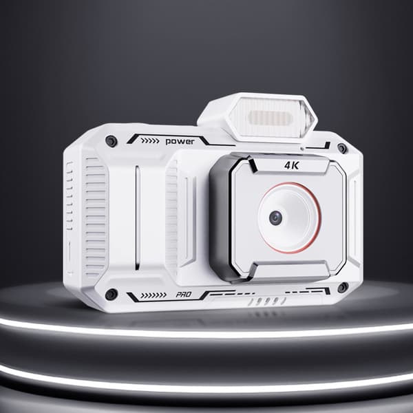 Indfang minder med 4K digitalkameraet White White