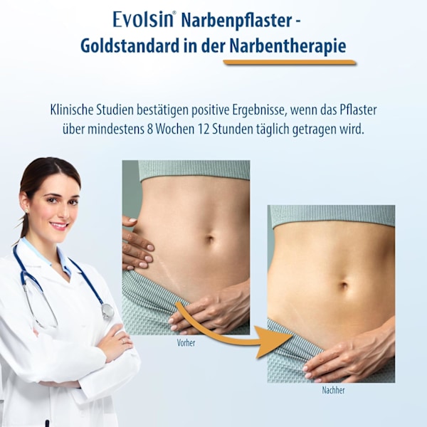 Ärrtejp - Silikonärrark Matt transparent färg 1 m