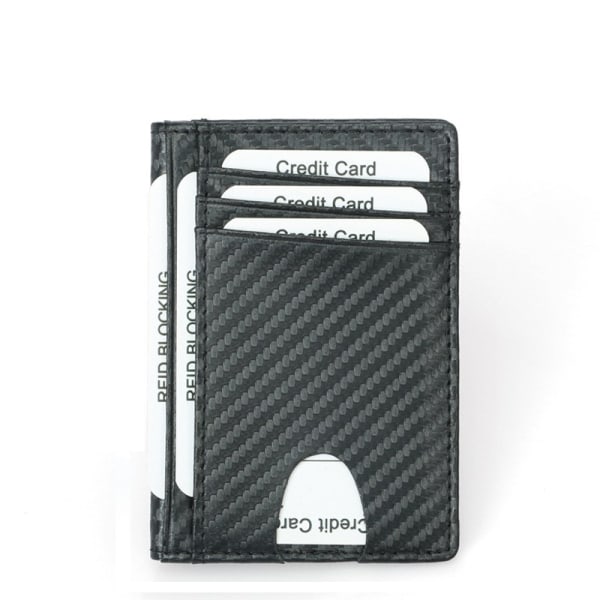 Kreditkortsfodral med RFID-skydd Svart Svart