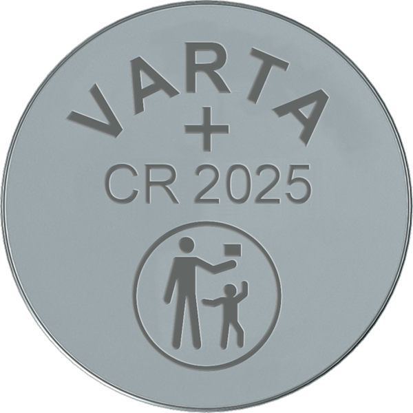 CR2025 3V Lithium Knappcellsbatteri 2-pack