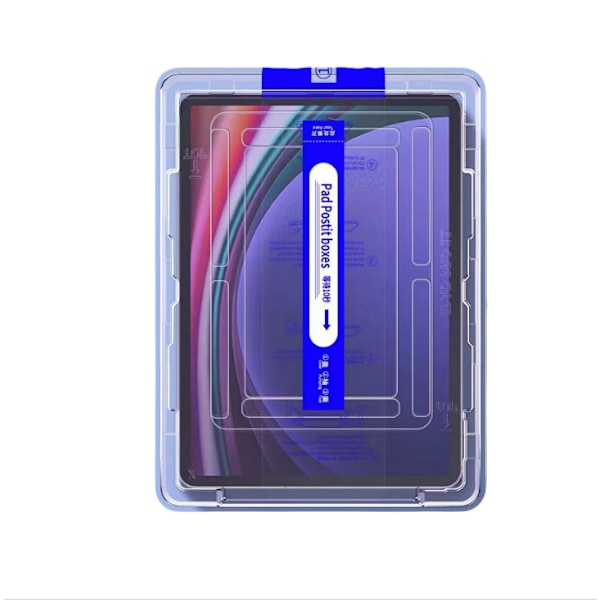 Samsung Galaxy Tab S10+/S9+ (12,4 tuumaa) karkaistu lasi näytönsuoja pölyttömällä applikaattorilla