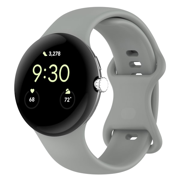 Silikoneurrem til Google Pixel Watch 3 Grå M