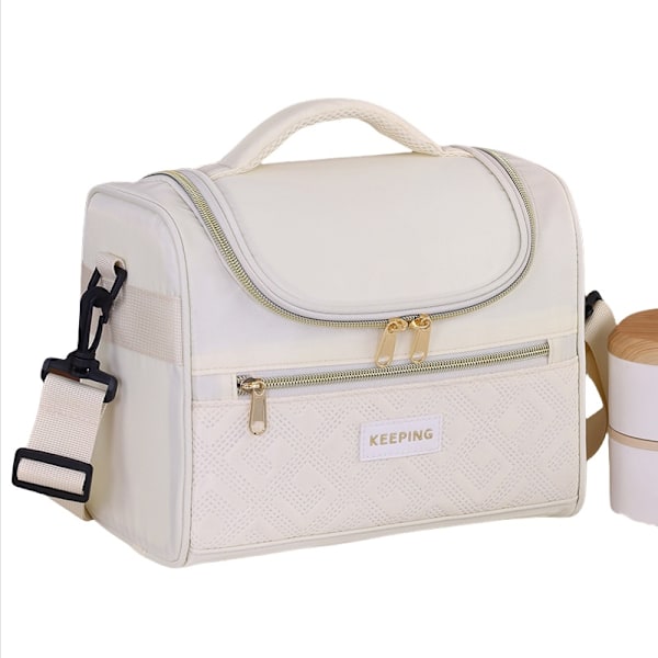 Eristetty lounaskassi työhön Beige