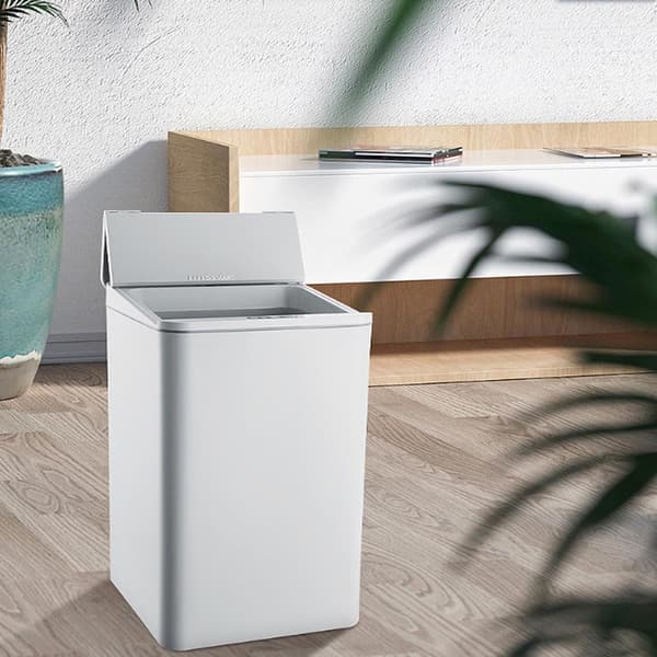 9L Smart Sensor Papperskorg - Innovativt Vikbart Lock, Uppladdningsbar, Infraröd + Spark Touch + Knapp