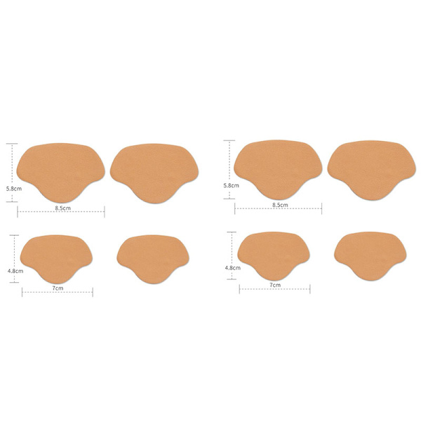Skohälreparationslappar (8-pack) kaffe