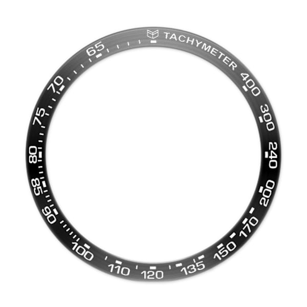 Bezelring i rustfrit stål til Samsung Gear S2 Classic SM-R732 Sort