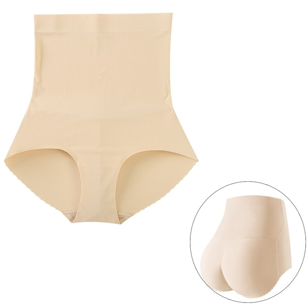 Naisten pehmustetut ohjaushousut, valepakarahousut Beige L