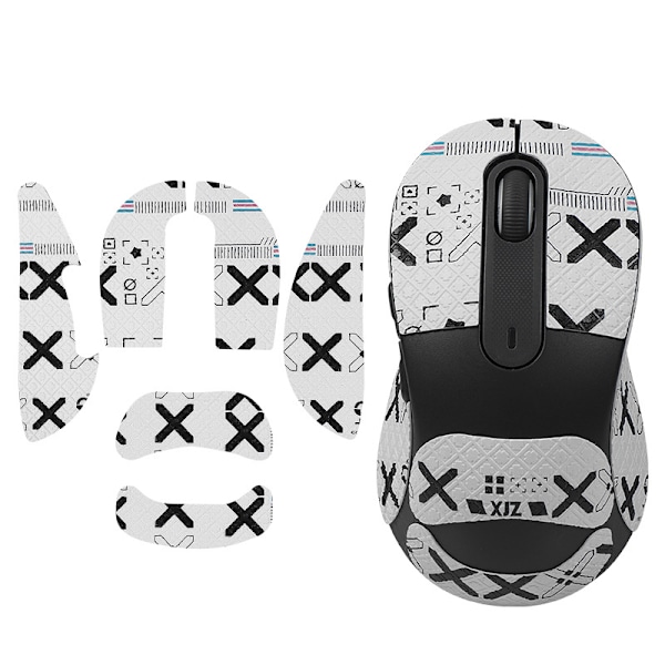 Forbedrede Grip Mouse Stickers til Logitech M650L/M750L Hvid