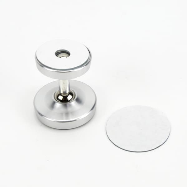 Magnetisk telefonholder til bilen 360 graders rotation Silver Silver