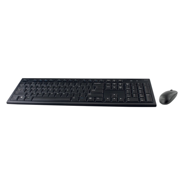 Wireless combo kit, keyboard and mouse, 10m range, US layout