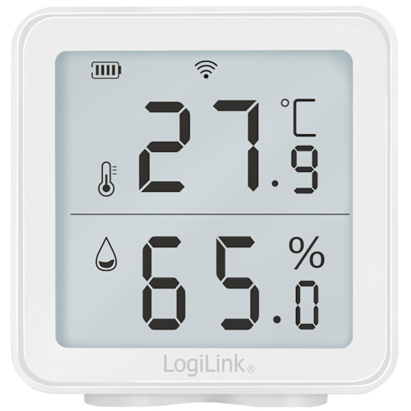 Smart Temp- & luftfuktighetssensor Wifi Tuya