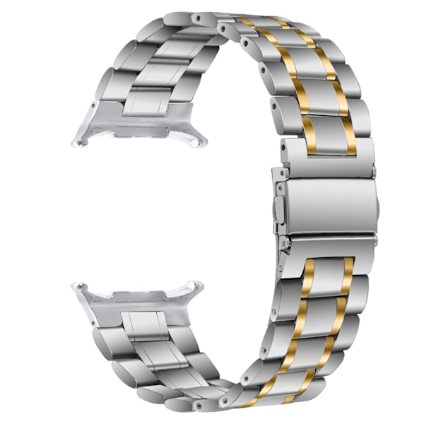 Urrem i rustfrit stål til Samsung Galaxy Watch 7 Ultra 47MM Sliver + Guld