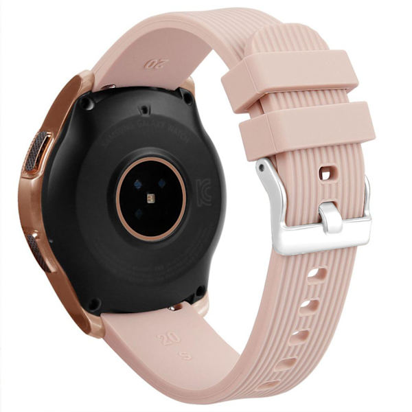 Samsung Galaxy Watch 42 mm  silikonearmbånd (S) Sort