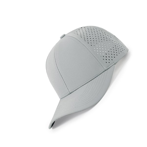 Seks-panel kasket Grå