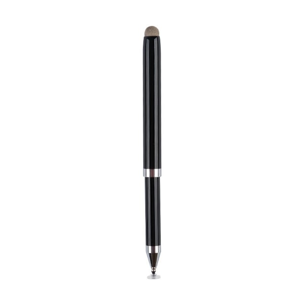 2-i-1 Universal Stylus Pen til Touchskærme - Sort