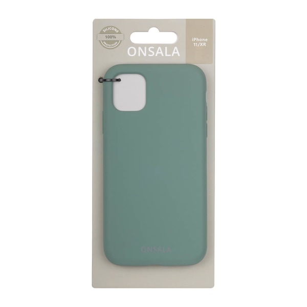 ONSALA Mobilskal Silikon Pine Green - iPhone 11 / XR