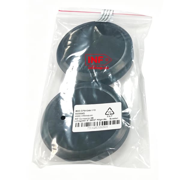 Erstatningsørepuder til Razer Kraken Pro V2 (2-pack) Black+Orange Black+Orange