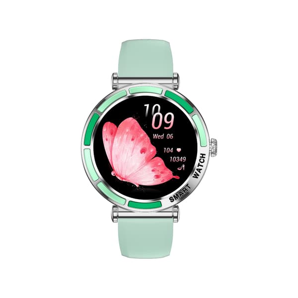 Multifunktionell Smartwatch med Bluetooth-samtal och Hälsoövervakning, kompatibelt med FitCloudPro LightGreen LightGreen