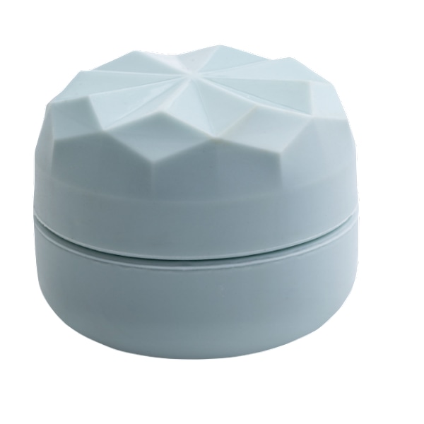 Bärbar 20 ml silikonresekosmetikburk Blå