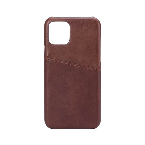 Mobilcover med Kortrum iPhone 11 Pro Brun
