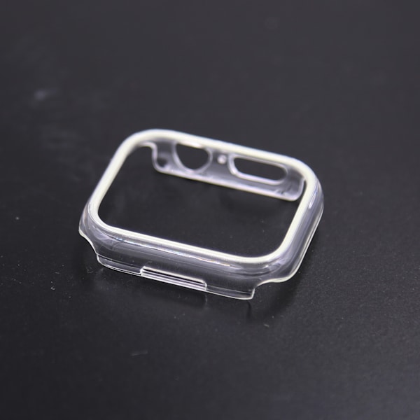 Självlysande fodral med skärmskydd Apple Watch Series 7/8 Vit