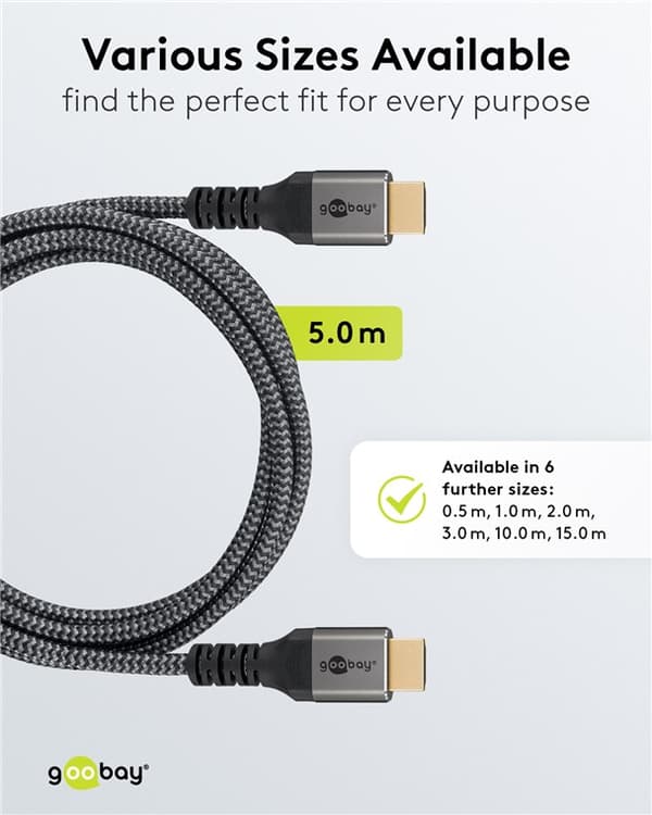 Højhastigheds HDMI™-kabel med Ethernet