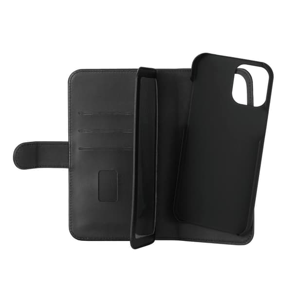 Lompakko 2in1 7 Korttipaikkaa Musta - iPhone 12 Pro Max