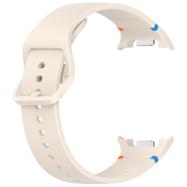Silikone rem til Samsung Galaxy Watch 8 Beige Beige