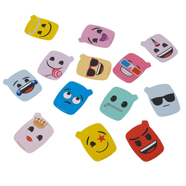 Høretelefoner On-Ear Junior 85db Emoji Blå/Gul