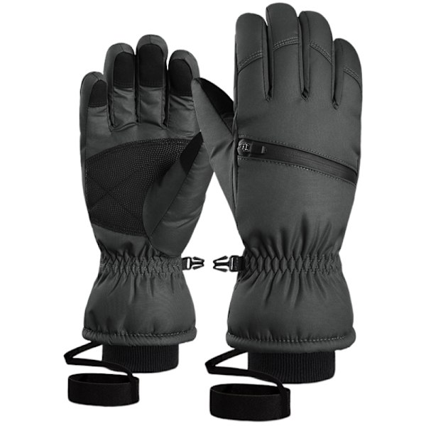 Skidhandskar - Five Finger Style Svart XL