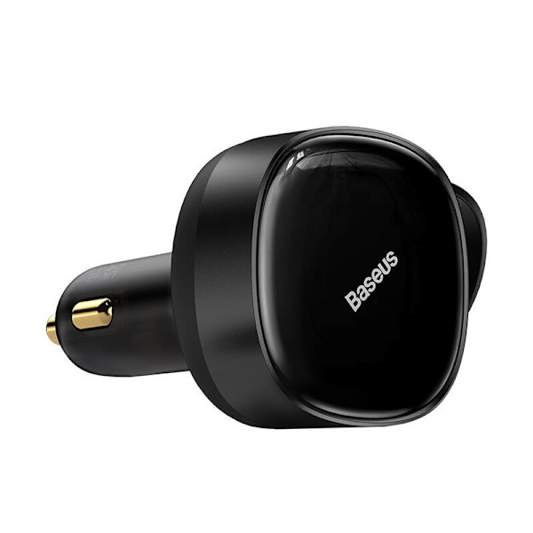 Billaddare Baseus Njutning med kabel USB-C + Lightning 3A, 30W (svart)