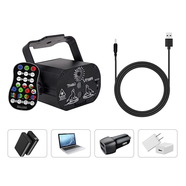 Starry Night -projektori - Mini USB-laservalo
