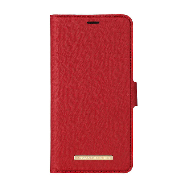 ONSALA Mobilfodral Saffiano Red - iPhone XS Max