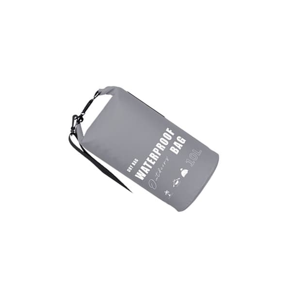 10L Vandtæt Dry Bag - Perfekt til Udendørs Eventyr Grey Grey