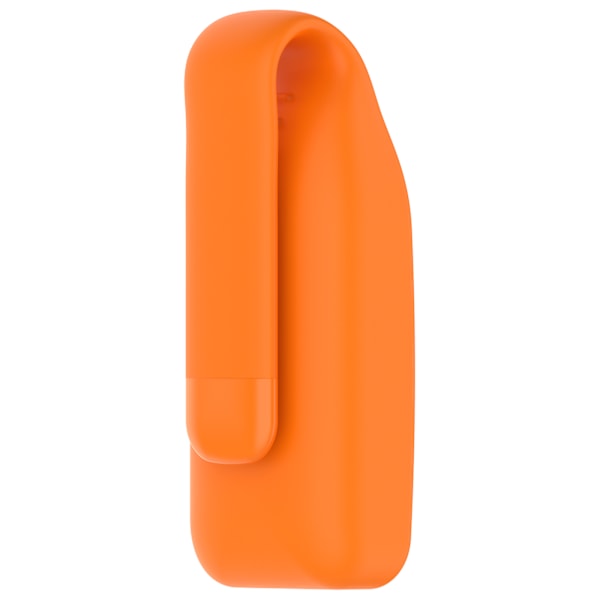 Stålklämma för Huawei Band 10/9/8 - Silikon Orange