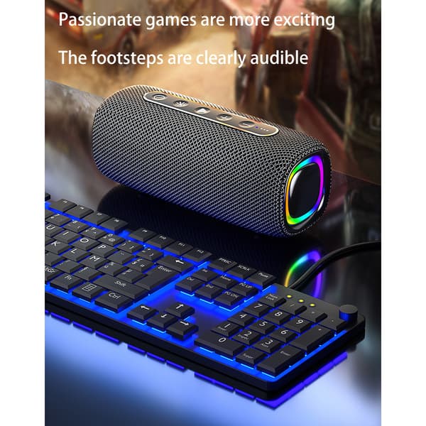 Bluetooth-højttaler med RGB-lys Blue Blue