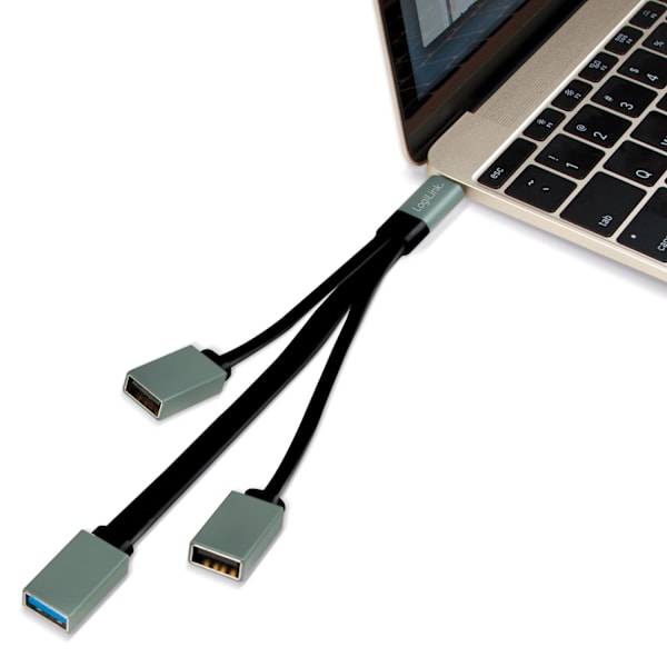 USB-C Hub 3-portti
