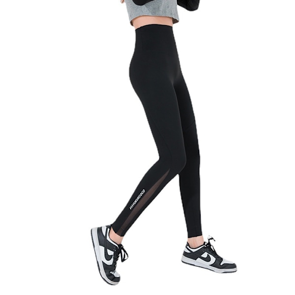 Yogaleggings med hög midja och fickor för kvinnor XL