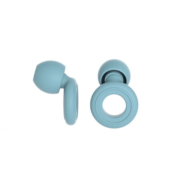 Støjreducerende ørepropper med etui Grey+Blue Grey+Blue