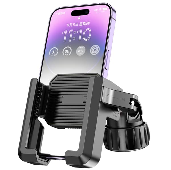 Sikker & Justerbar Cykeltelefonholder - Halv-Wrap Design