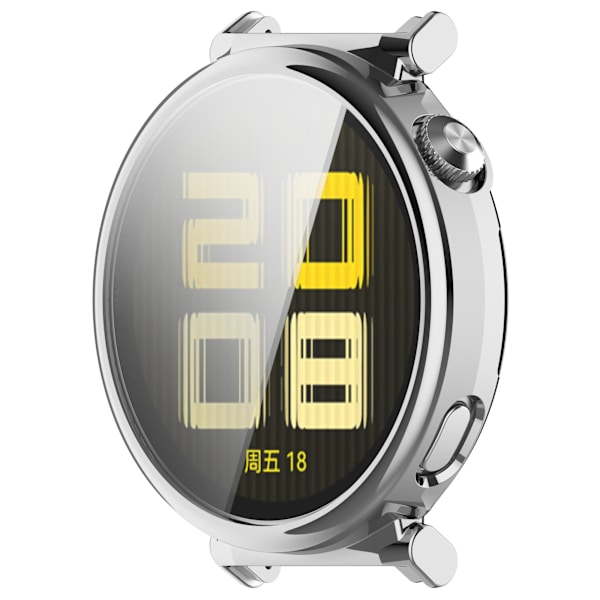 Skyddsskal för Huawei Watch GT5 41MM - Heltäckande TPU-skal i silver