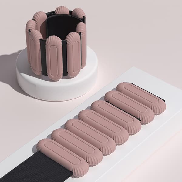 Silicone Weighted Wristband Set (2 lbs Pair) - Pink