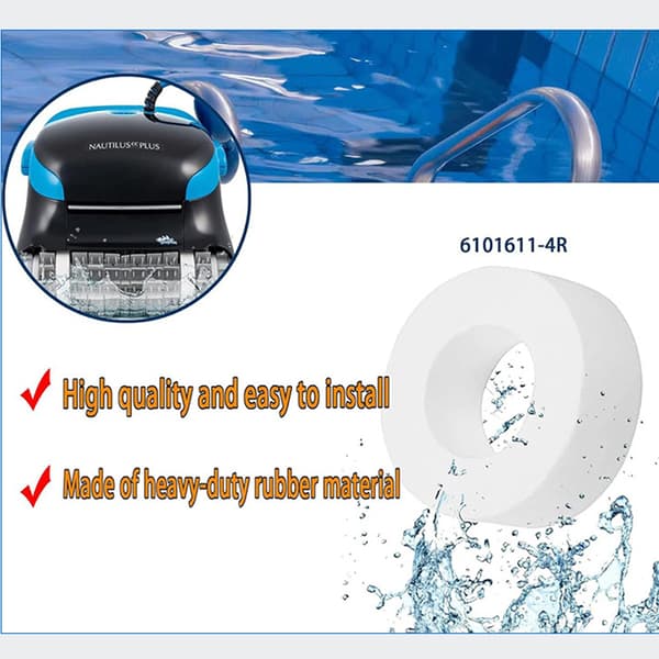 4-pack ersättningsskrubberhjul för Dolphin Pool Cleaners