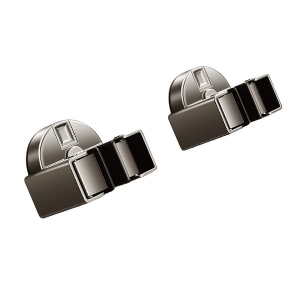 2-pack sugpropp mopphållare, väggmonterad kvasthållare ingen borrning Grey Grey