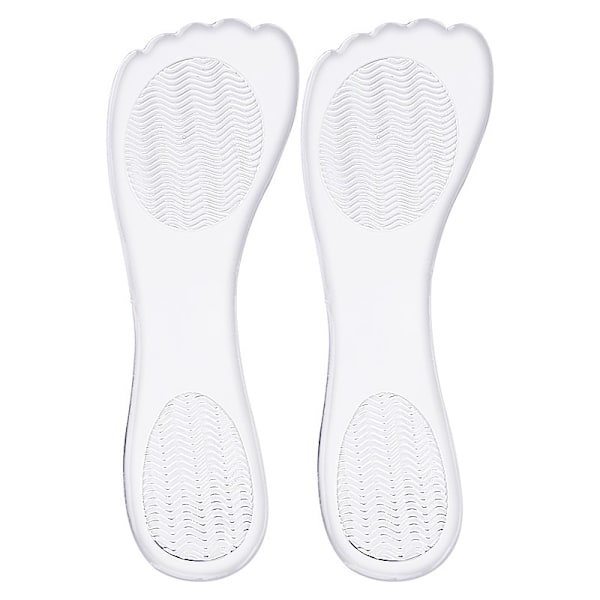 Femtåede metatarsal puder, 3/4 længde fodballe puder til høje hæle Gennemsigtig