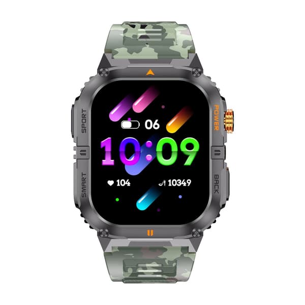 Multifunktionell Smartwatch med Hälsoövervakning & Bluetooth-Samtalsfunktioner kompatibel med Android och iOS Green Green