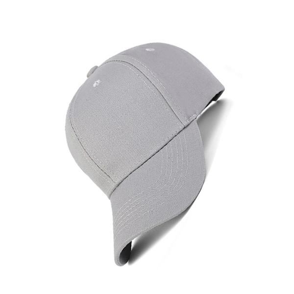 Klassisk keps i bomull (55-60 cm) Grå