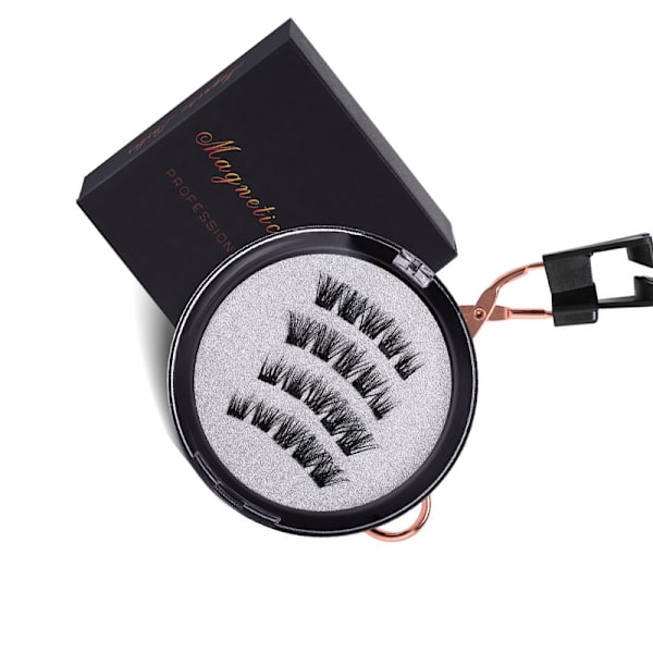Magneettiripset, 3D Erittäin Tuuheat Liimattomat Tekoripset