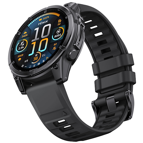 Garmin Fenix 8 Quick Release Strap Svart 51 MM