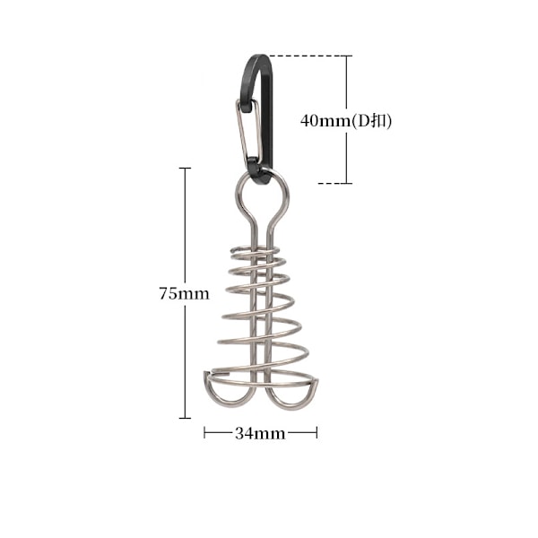 Tältpinnar - Aluminiumlegering Däckpinnar (4-pack) Svart